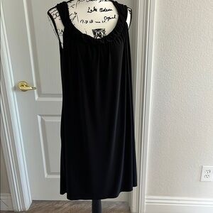 White House, black market, black sleeveless dress